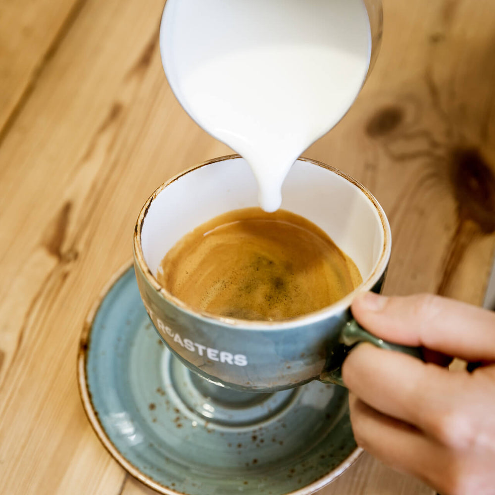 Cafe Latte preparation