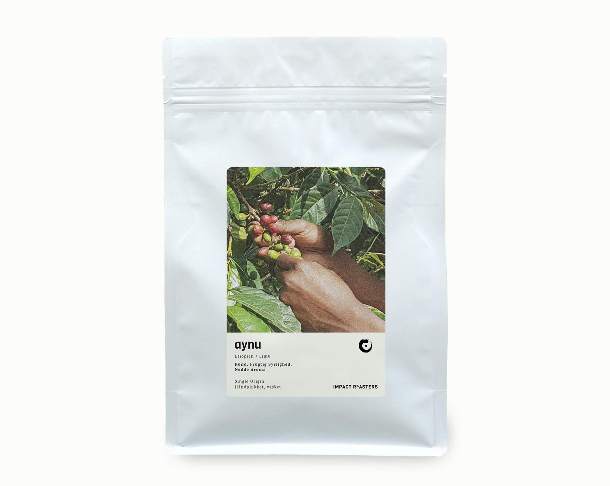  Aynu bag of Ethiopian coffee beans from Limu region