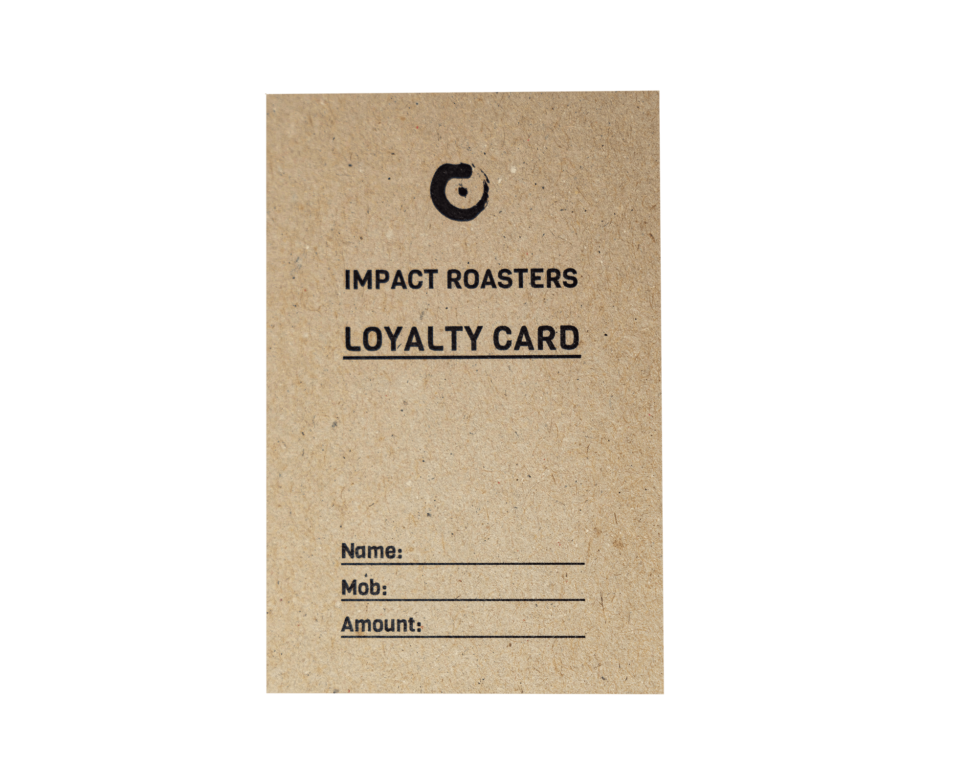 Coffee Loyalty Card - Impact Roasters